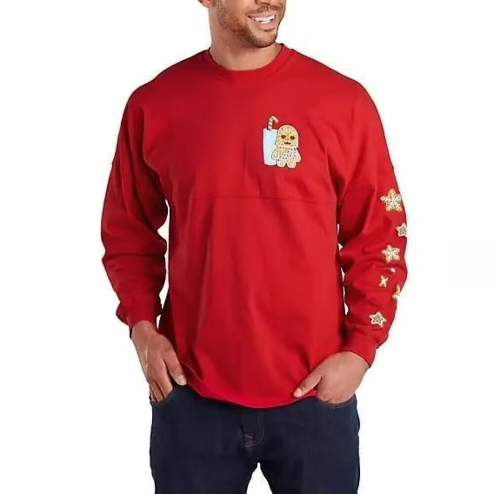 Disney Parks Star Wars Chewbacca Cookie Holiday Spirit Jersey - Small, RARE - Picture 9 of 11